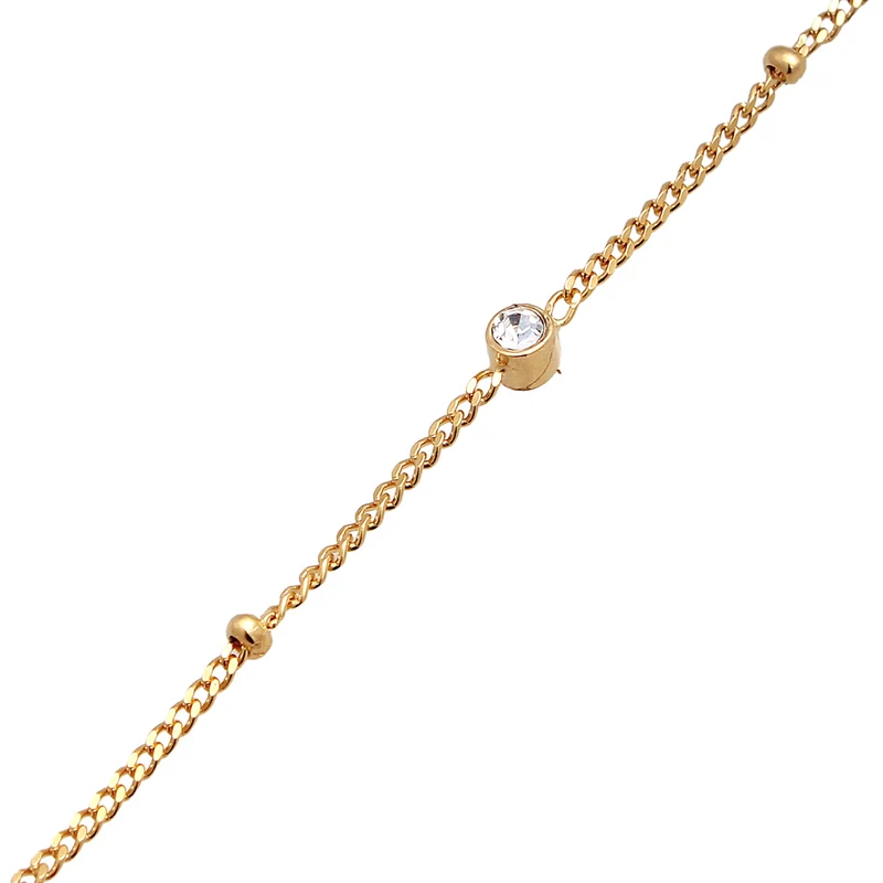 Kugel-Halskette | Mit Kristallen von Swarovski® (Weiß)