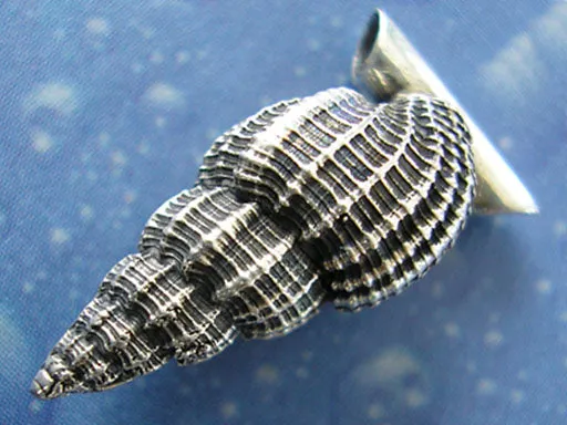 Meerschmuck Anhänger Dornen Schnecke