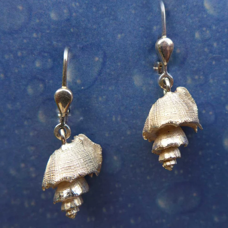 Meer Schmuck Ohrringe Muskatnuss