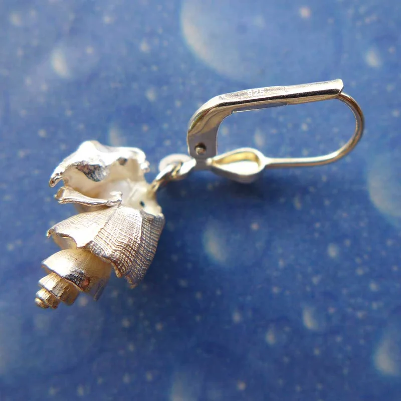 Meer Schmuck Ohrringe Muskatnuss