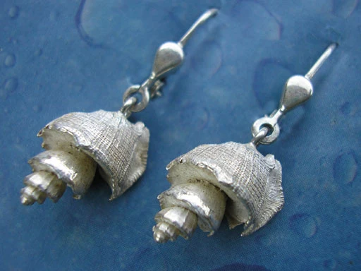 Meer Schmuck Ohrringe Muskatnuss