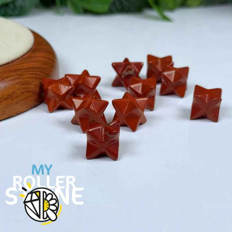 Roter Jaspis Merkaba