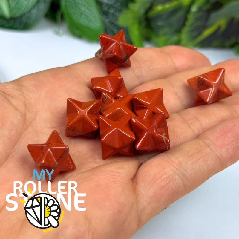 Roter Jaspis Merkaba