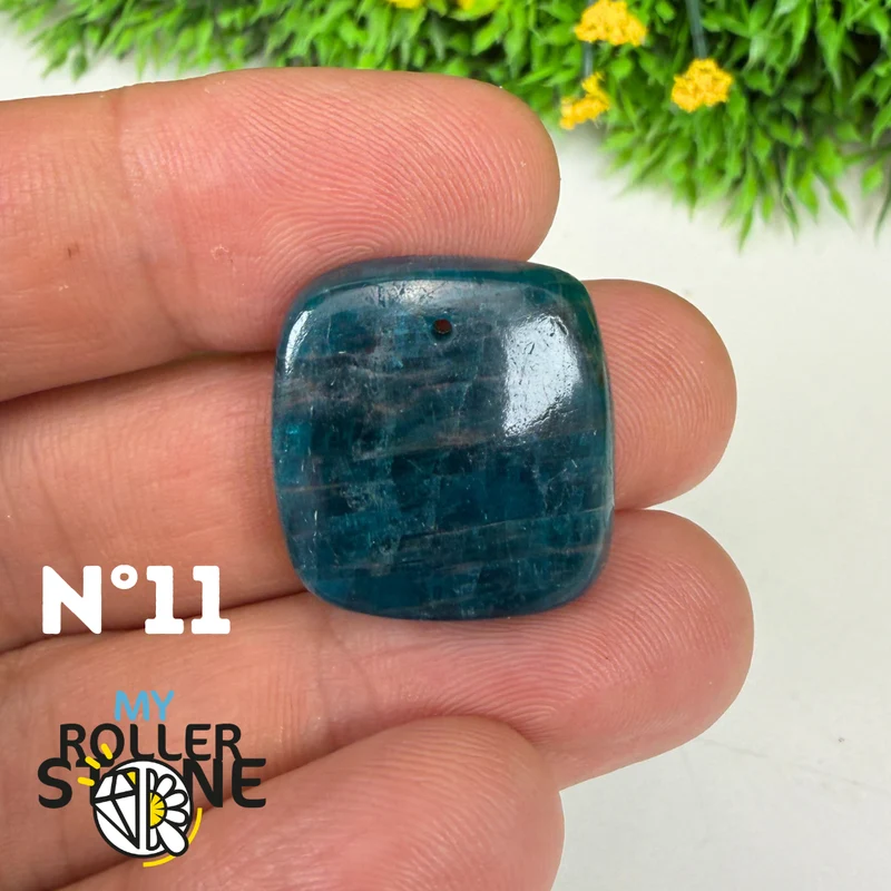 3A Blauer Apatit-Anhänger