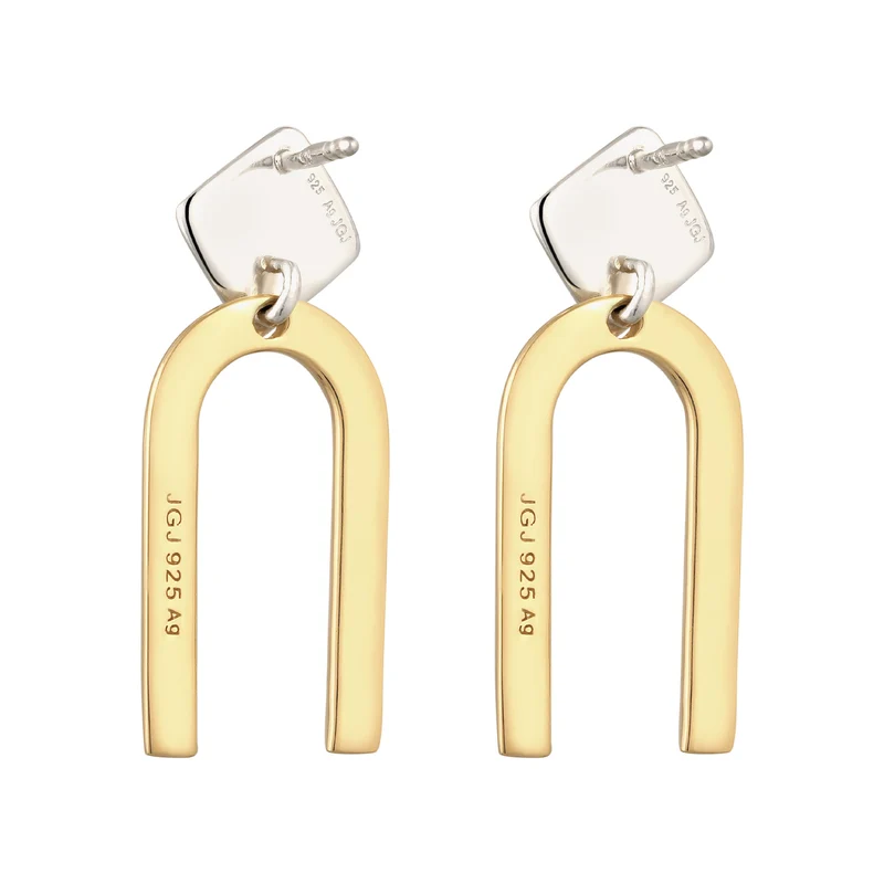 Ohrstecker Geo Bicolor
