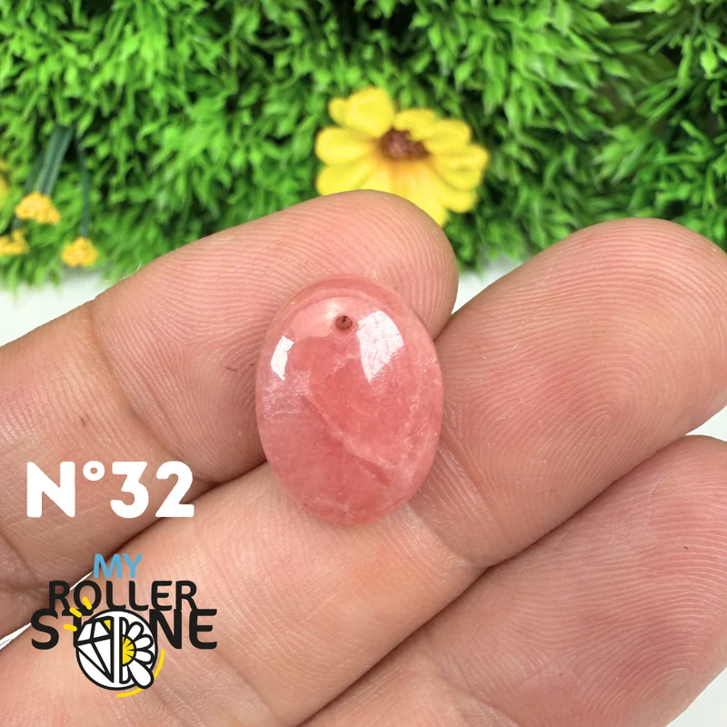 Hochwertiger, durchbrochener Anhänger aus Rhodochrosit-Edelstein