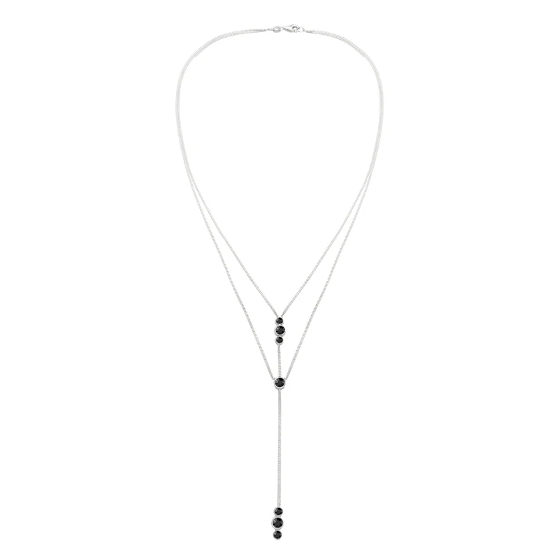 Layer-Halskette | mit Kristallen von Swarovski® (Weiß)