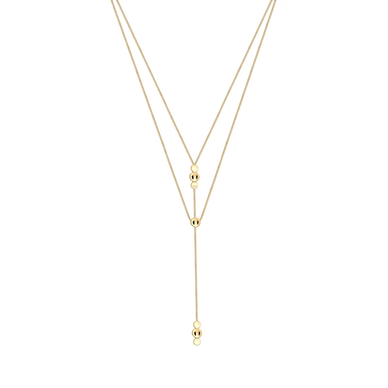 Layer-Halskette | mit Kristallen von Swarovski® (Weiß)