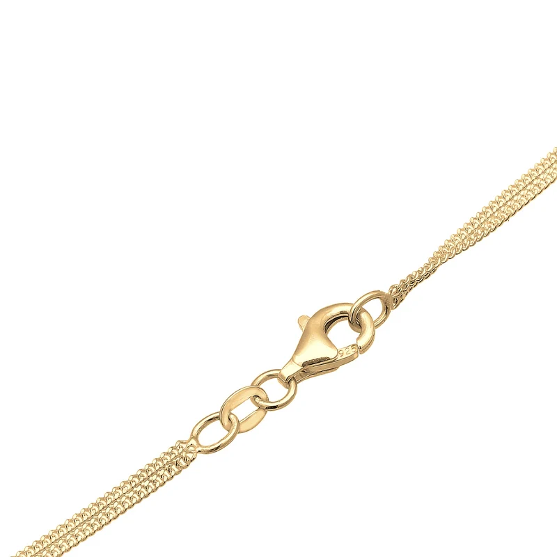 Layer-Halskette | mit Kristallen von Swarovski® (Weiß)