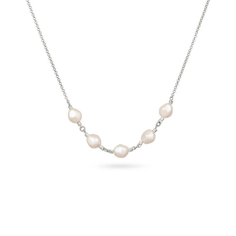 Halskette | Mit Perlen von Swarovski®(Weiß)