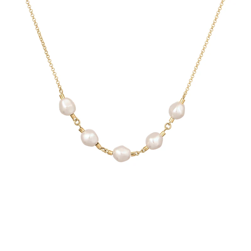 Halskette | Mit Perlen von Swarovski®(Weiß)