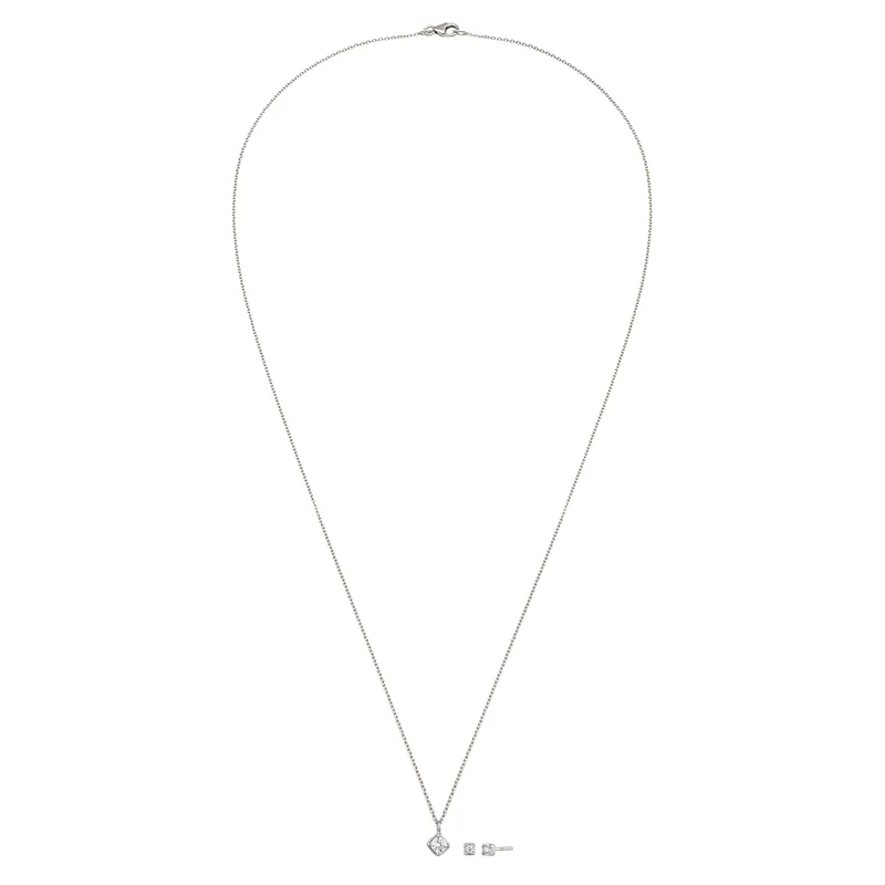 Schmuckset | Mit Kristallen von Swarovski® (Weiß)