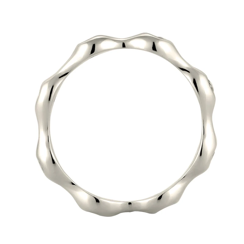 Stapelring | Topas (Weiß)