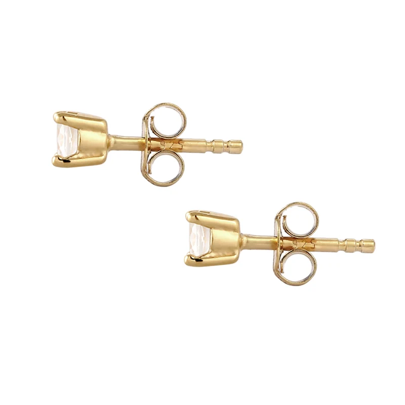 Ohrstecker Basic | Mondstein (Regenbogen)