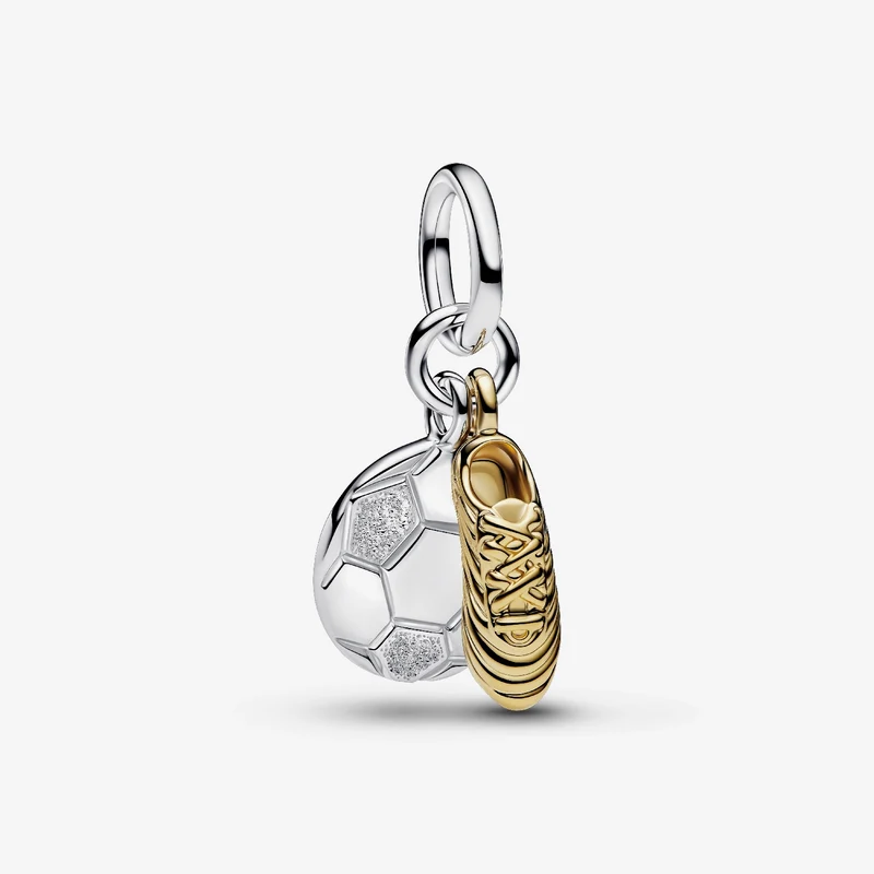 Football Boot Double Dangle Charms