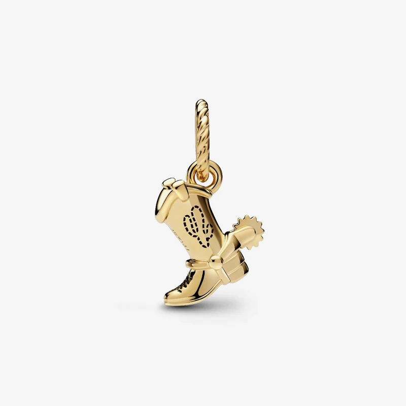 Disney Pixar Gold Toy Story Cowboy Boot Charms