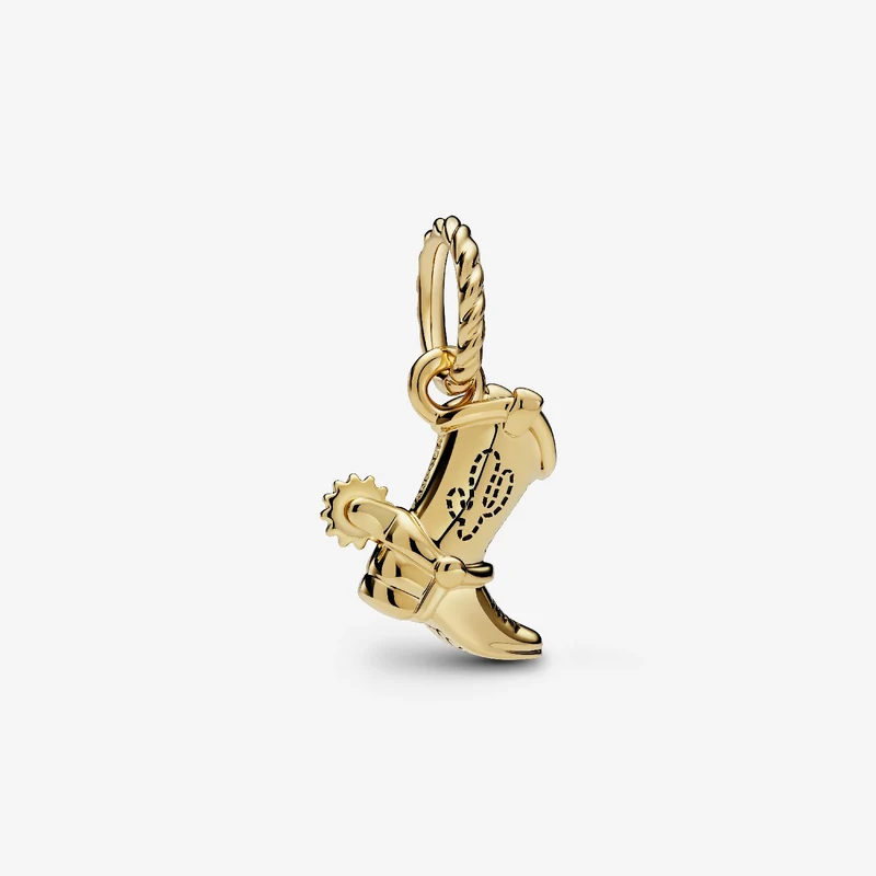 Disney Pixar Gold Toy Story Cowboy Boot Charms