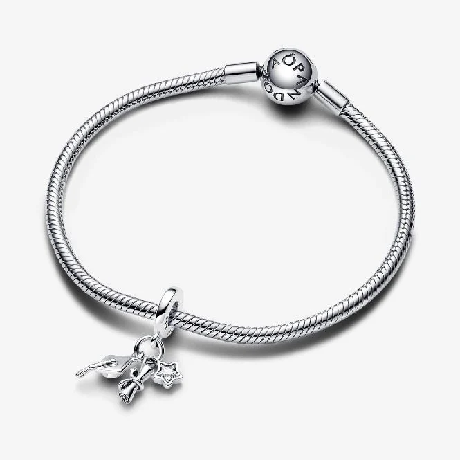 2024 Graduation Triple Dangle Charms