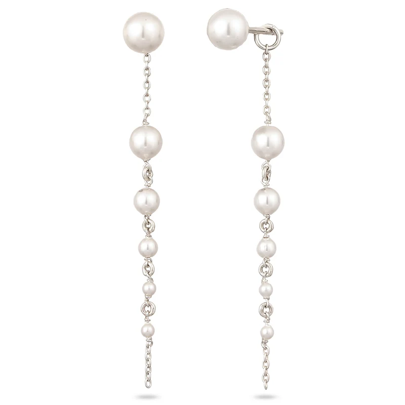 Ohrhänger | Mit Perlen von Swarovski® (Weiß)