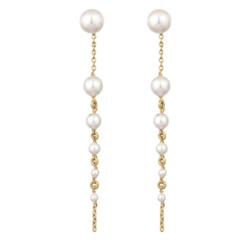Ohrhänger | Mit Perlen von Swarovski® (Weiß)