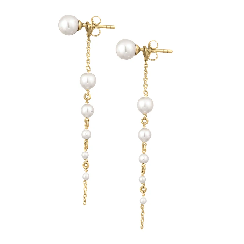 Ohrhänger | Mit Perlen von Swarovski® (Weiß)
