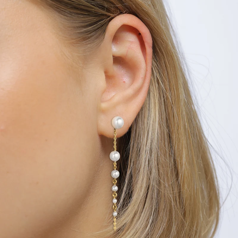 Ohrhänger | Mit Perlen von Swarovski® (Weiß)