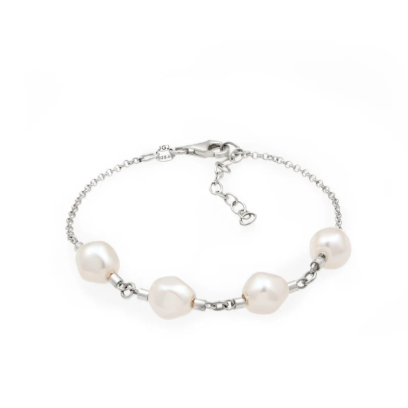 Armband | Mit Perlen von Swarovski® (Weiß)