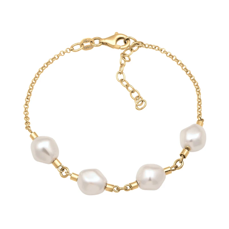 Armband | Mit Perlen von Swarovski® (Weiß)
