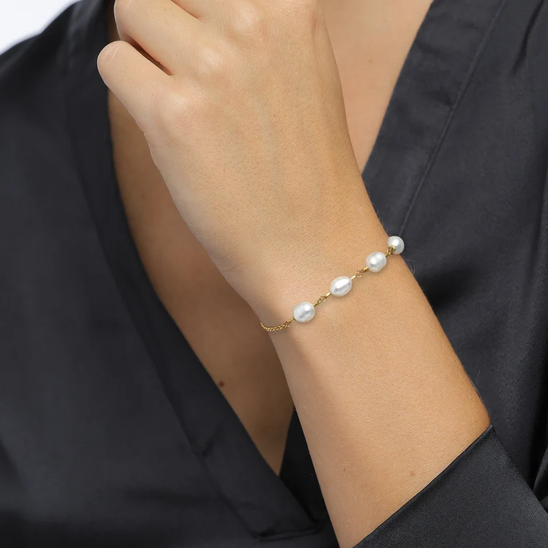 Armband | Mit Perlen von Swarovski® (Weiß)