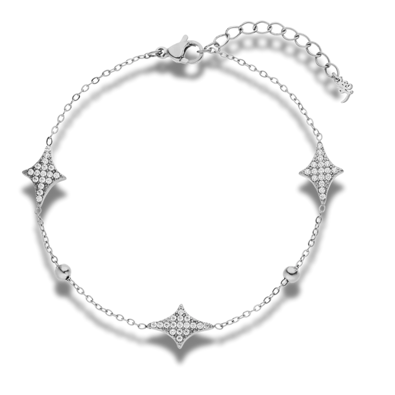 Everlasting Carreau Armband 14K Vergoldet