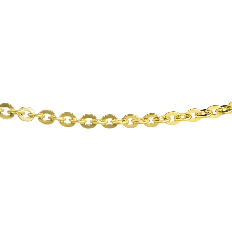 Edelstahl Kette Vergoldet Ernstes Design AK23