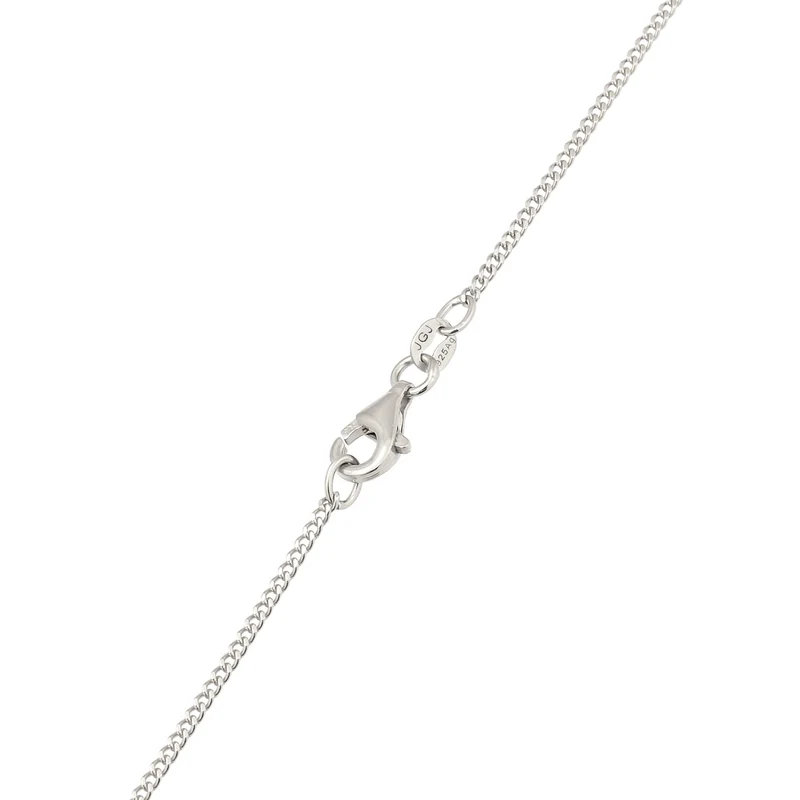Halskette Kreuz | Mit Perlen von Swarovski® (Weiß)