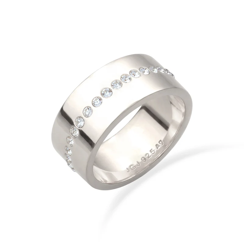 Bandring | Mit Kristallen von Swarovski® (Weiß)