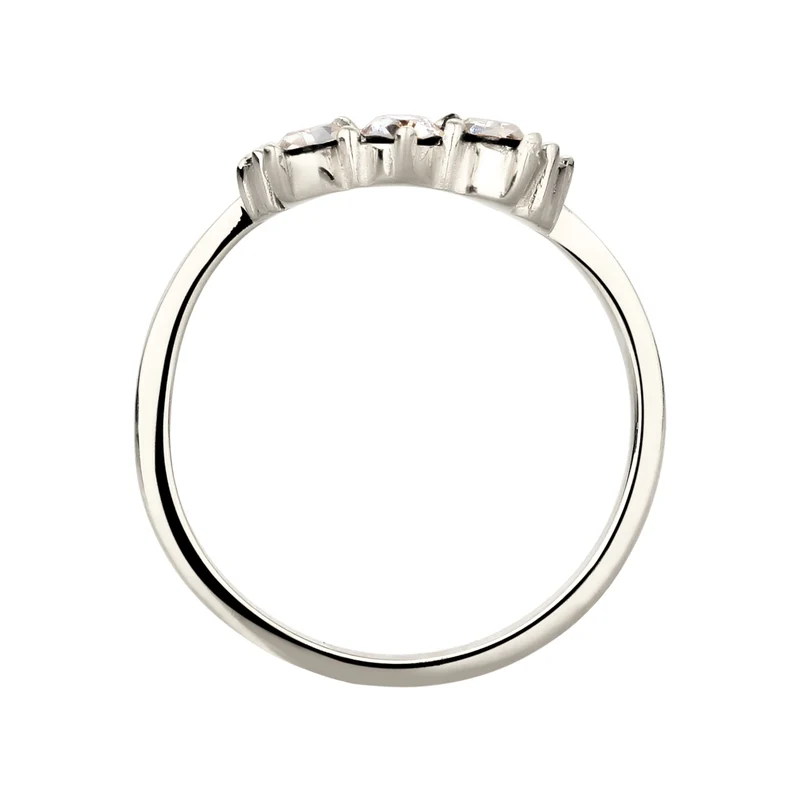 Ring Krone | Mit Kristallen von Swarovski® (Weiß)