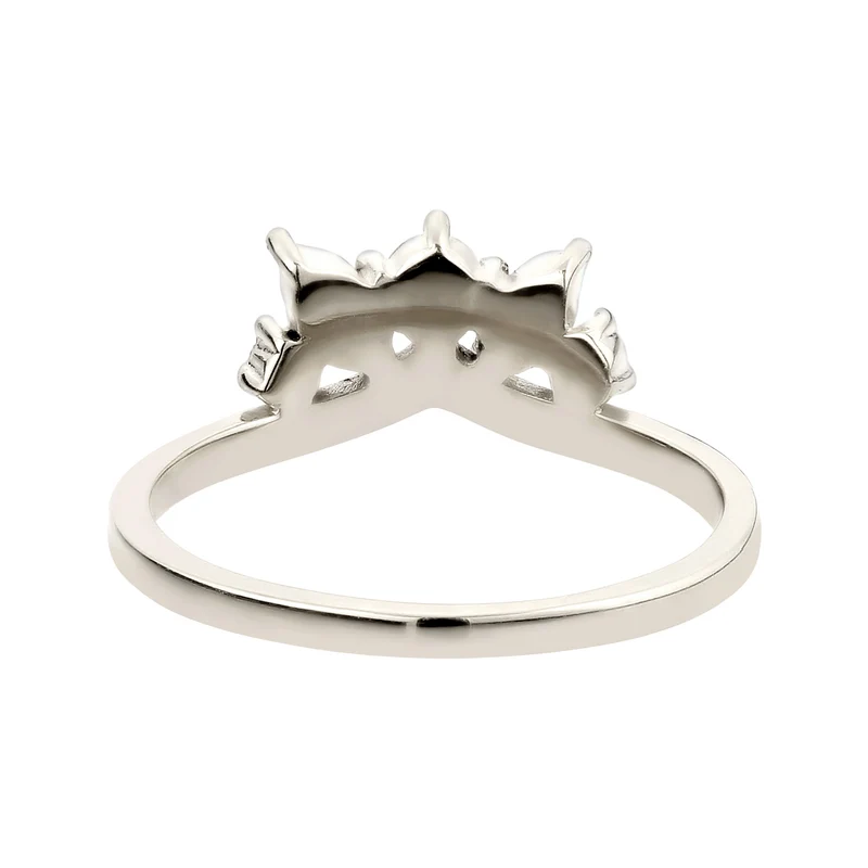 Ring Krone | Mit Kristallen von Swarovski® (Weiß)