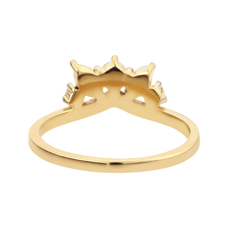 Ring Krone | Mit Kristallen von Swarovski® (Weiß)