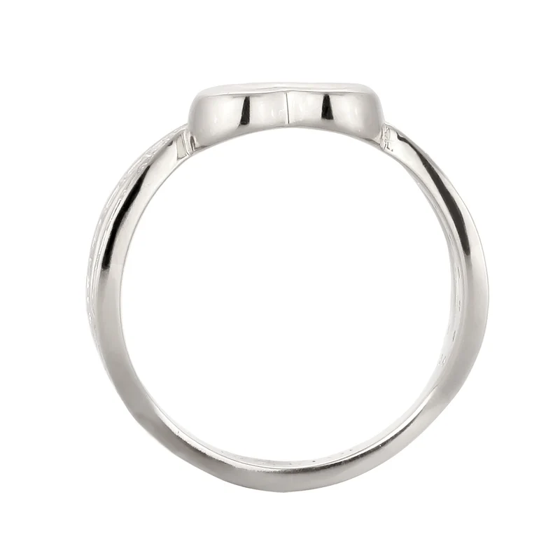 Ring Herz | Zirkonia (Weiß)