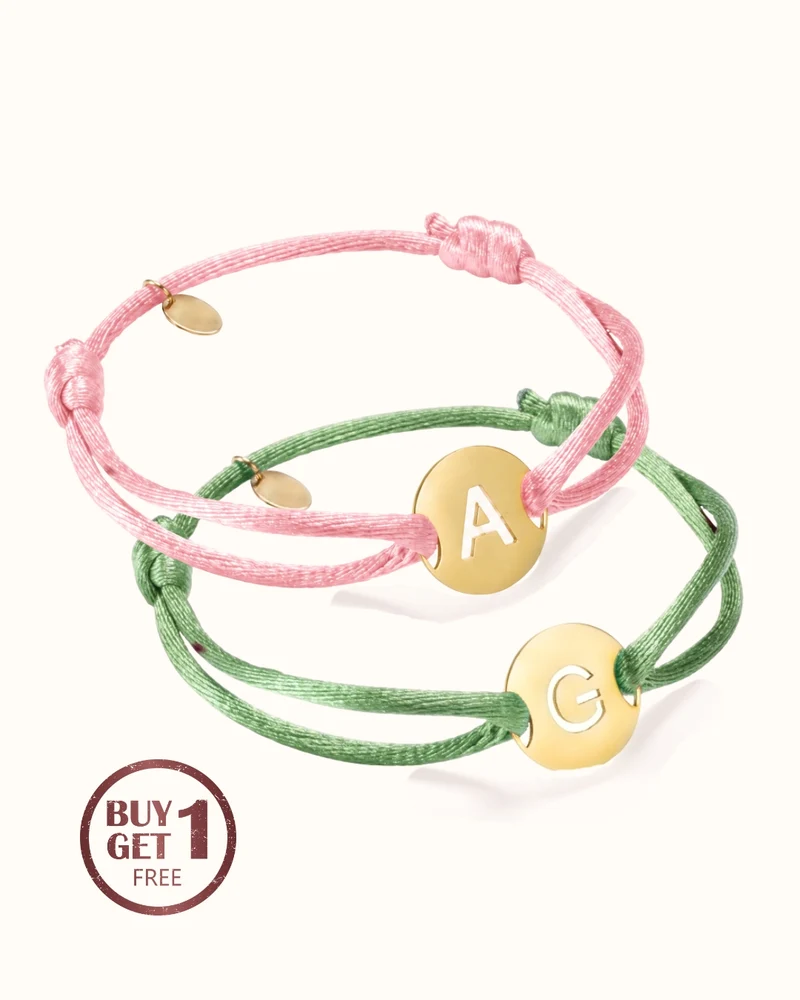 Open Initial Armband - Verguld - Gepersonaliseerde Armband