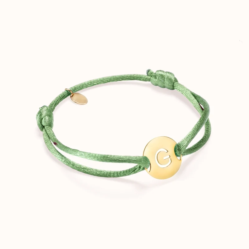 Open Initial Armband - Verguld - Gepersonaliseerde Armband