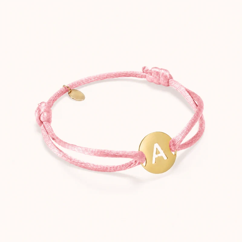 Open Initial Armband - Verguld - Gepersonaliseerde Armband