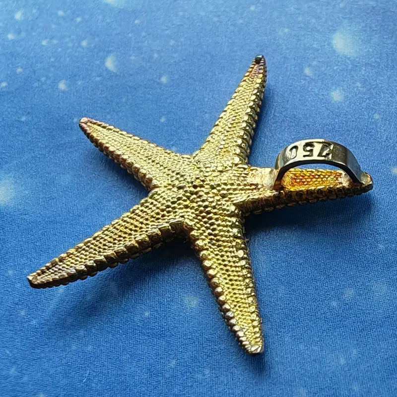 Seestern Anhänger Gold m