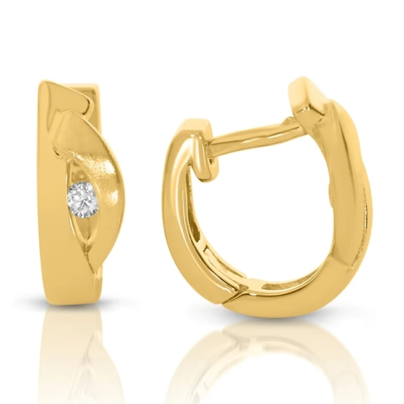 Creolen vergoldet Schmuck elegant Ohrschmuck gold