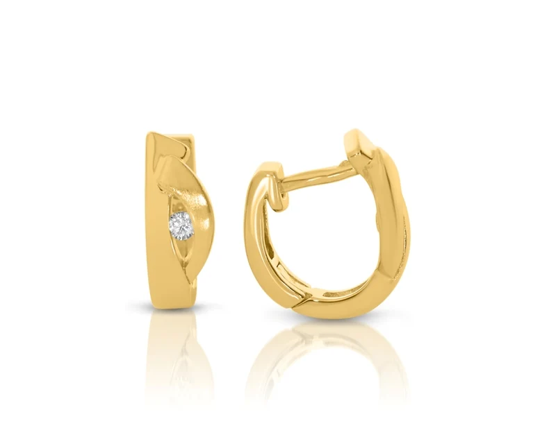 Creolen vergoldet Schmuck elegant Ohrschmuck gold