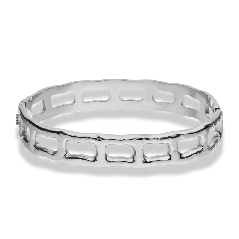 Meltdown Grid Armreif 14K Vergoldet