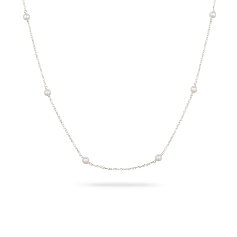 Halskette | Mit Perlen von Swarovski® (Weiß)
