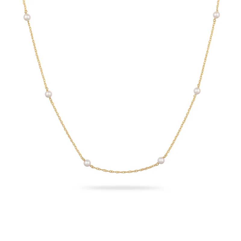 Halskette | Mit Perlen von Swarovski® (Weiß)