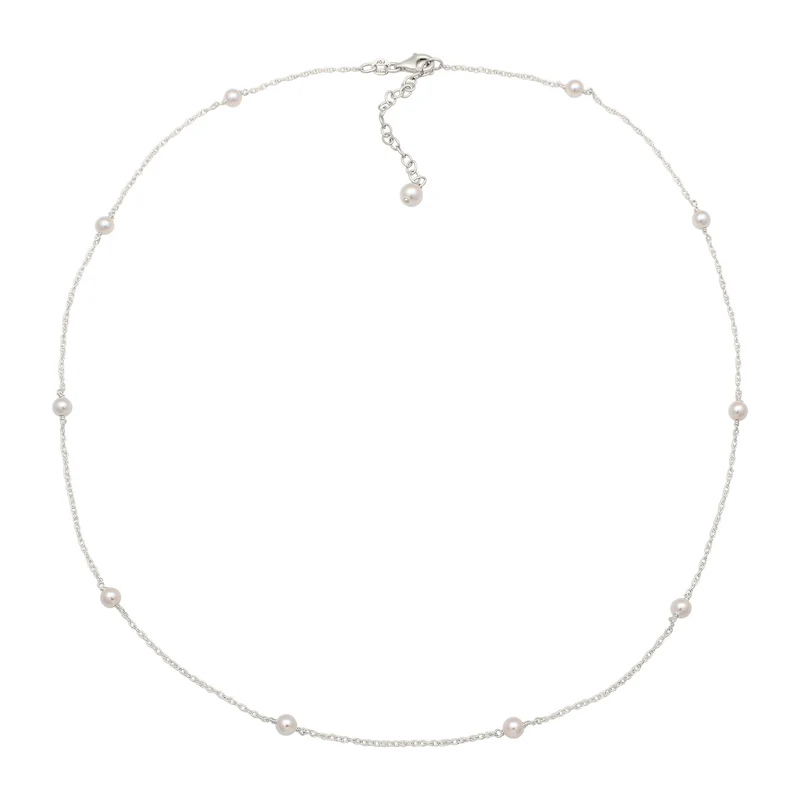 Halskette | Mit Perlen von Swarovski® (Weiß)