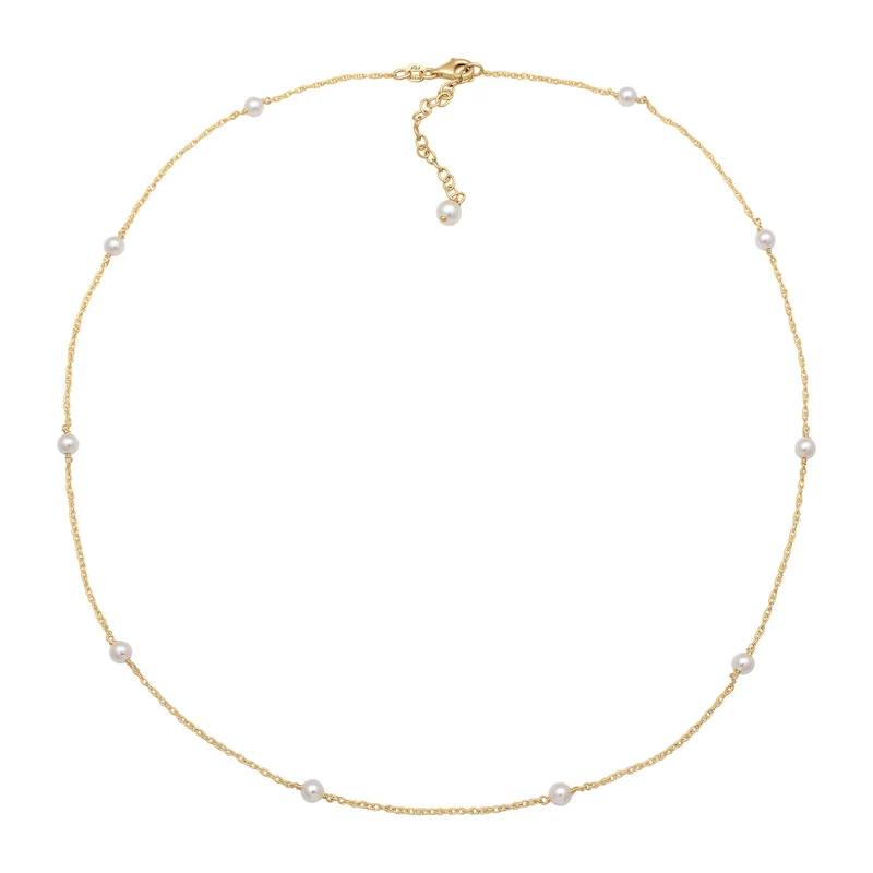 Halskette | Mit Perlen von Swarovski® (Weiß)