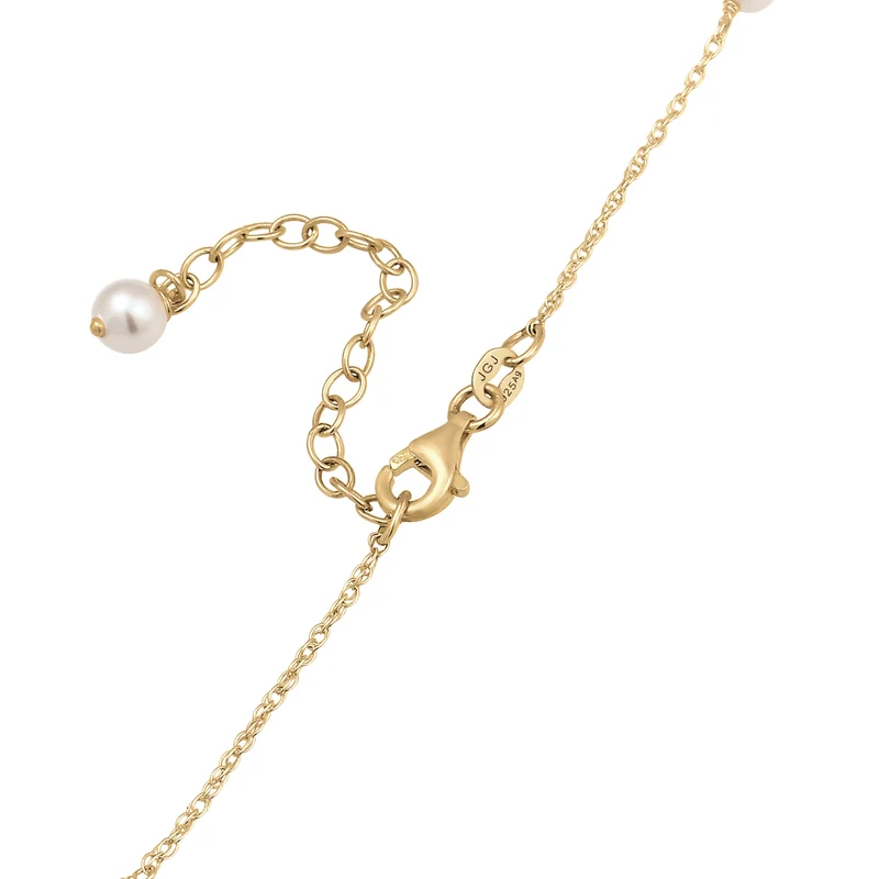 Halskette | Mit Perlen von Swarovski® (Weiß)
