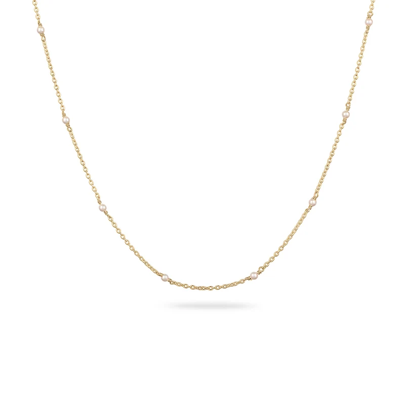 Halskette | Mit Perlen von Swarovski® (Weiß)